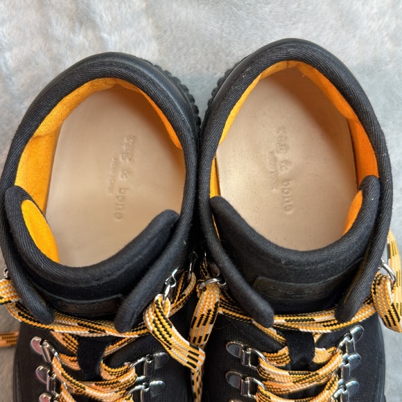 Rag & Bone Army Hiker Low Women's Sneakers Black Size EU36 US6 - Picture 5 of 14
